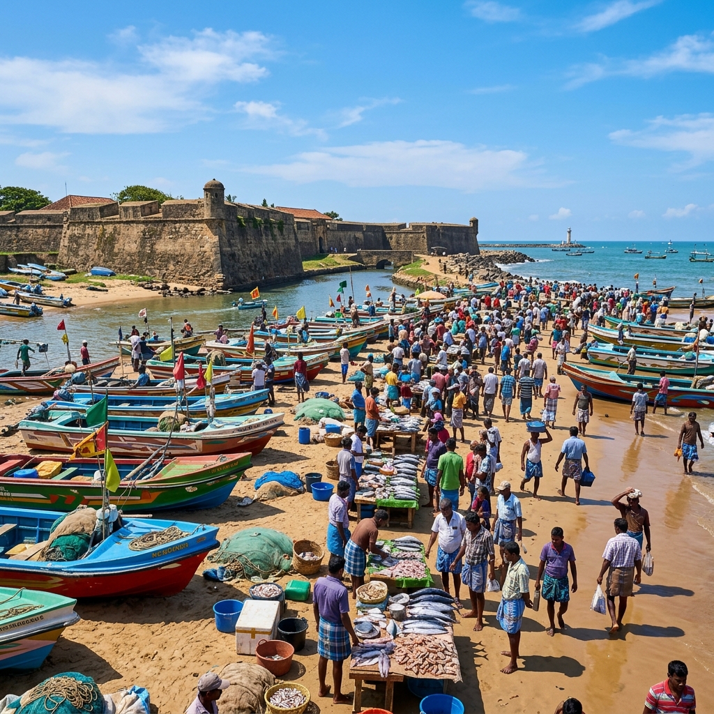 Dutch Fort and Fish Market